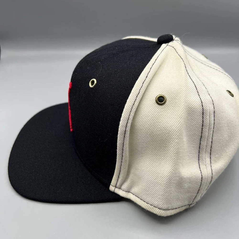 Air Jordan Hat‎ Men Black White Embroidered Red Logo Jumpman Snap Back Cap